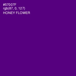 #57007F - Honey Flower Color Image